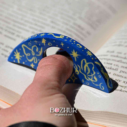 Книгодържач "Магични пеперуди" - ръчно рисуван